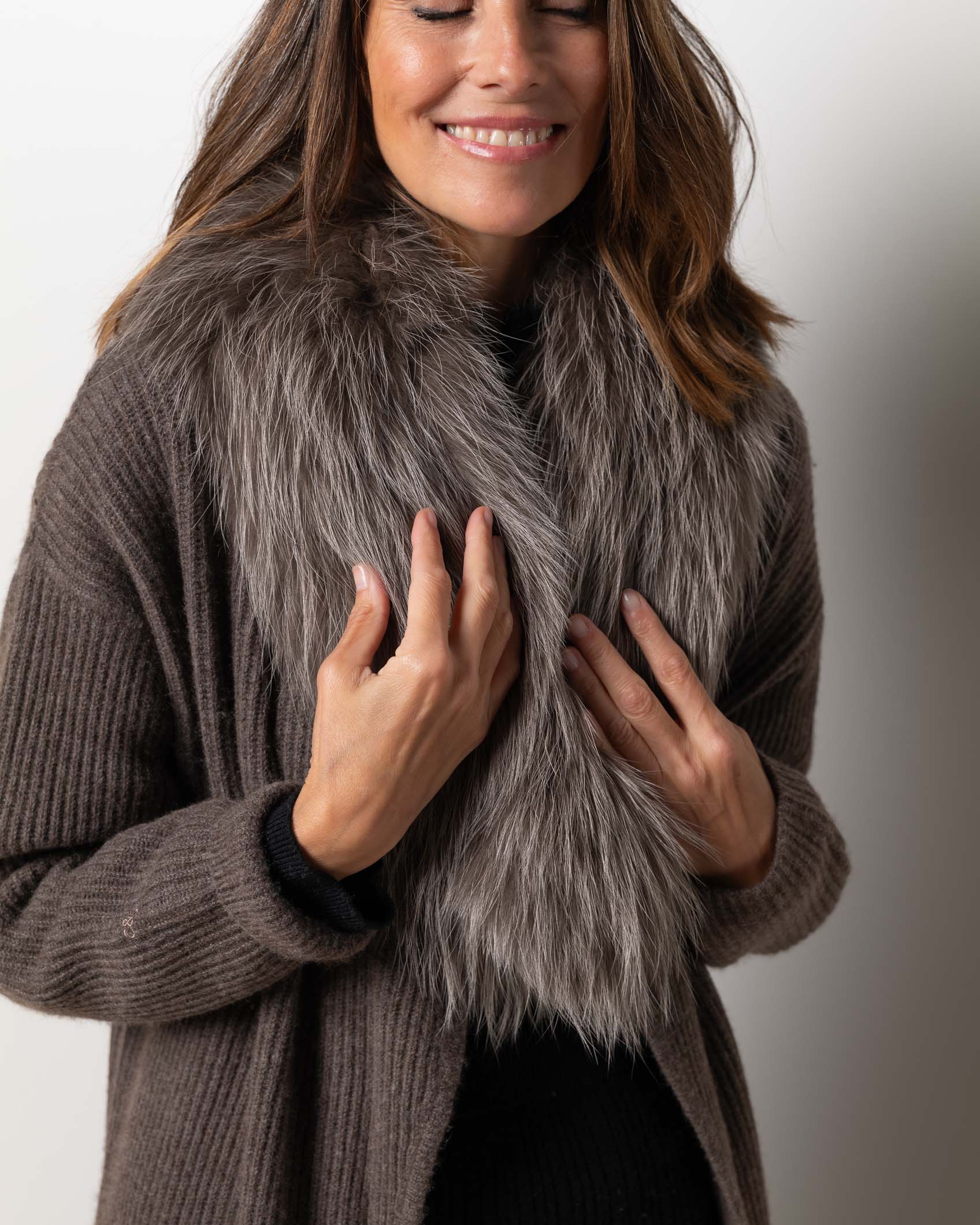 MAXI CUELLO PIEL NATURAL TALLA UNICA DARK MINK 4