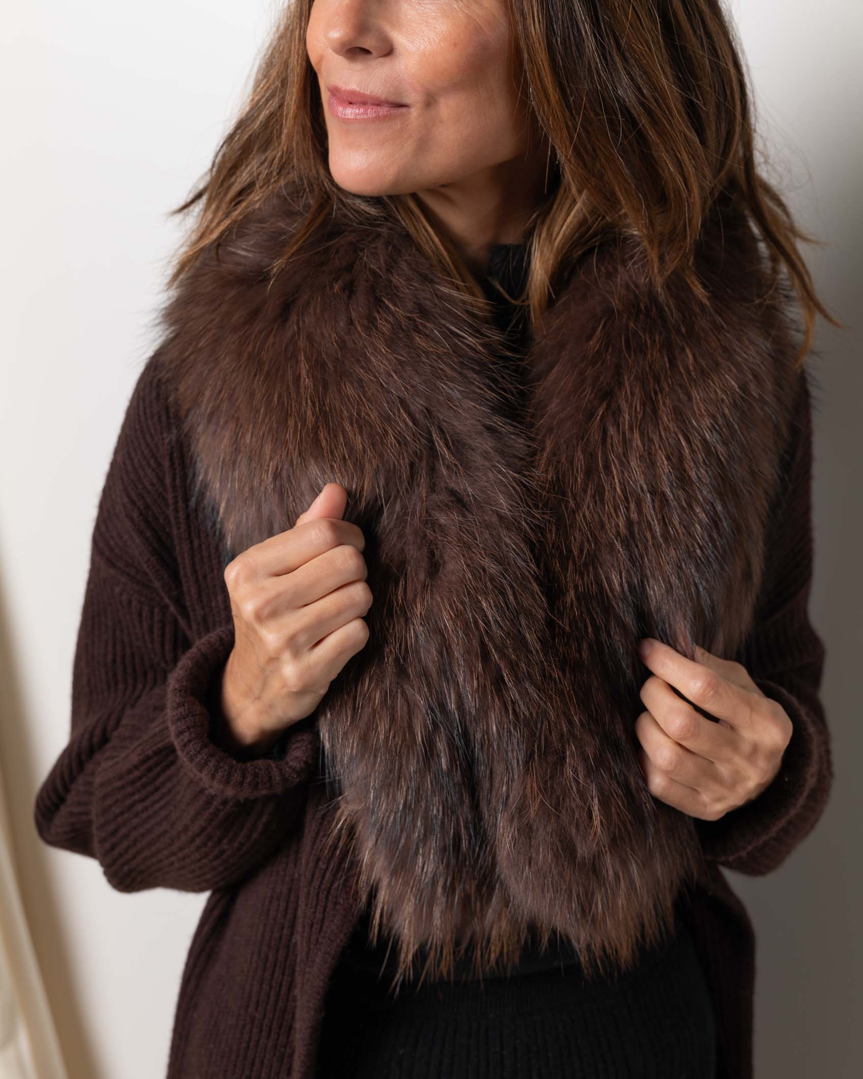 MAXI CUELLO PIEL NATURAL TALLA UNICA NEW MOCCA 4