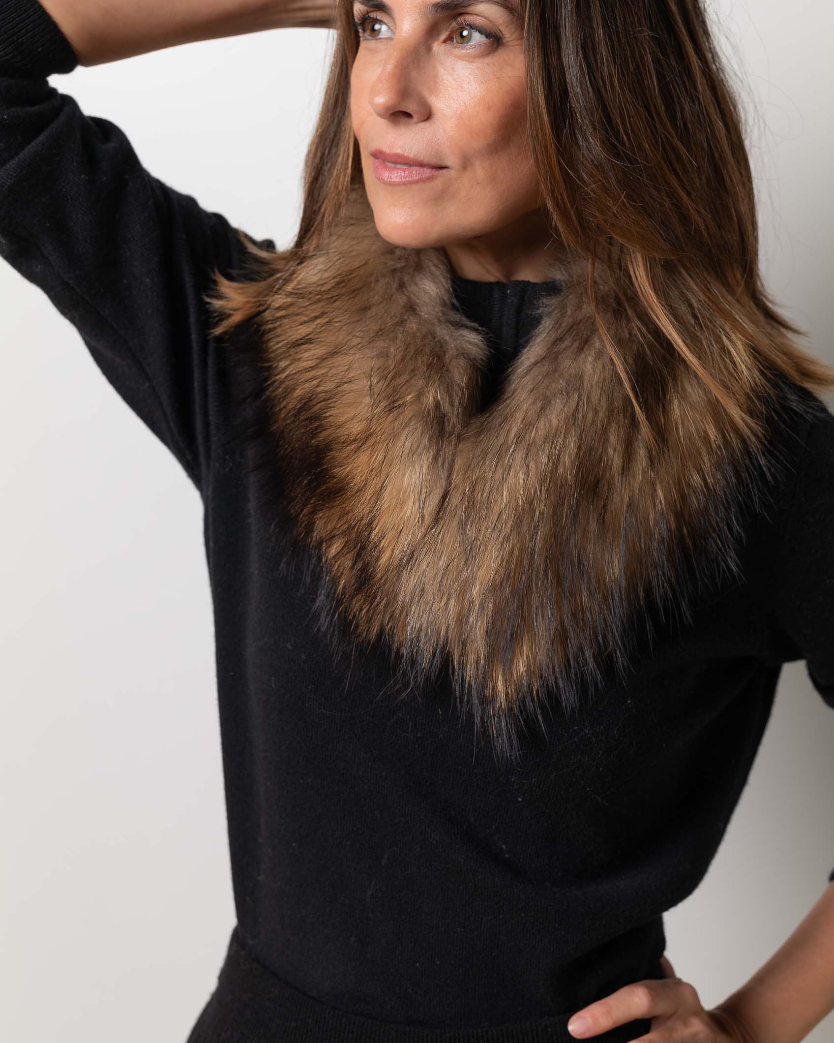 CUELLO MAGNETICO PIEL NATURAL TALLA UNICA