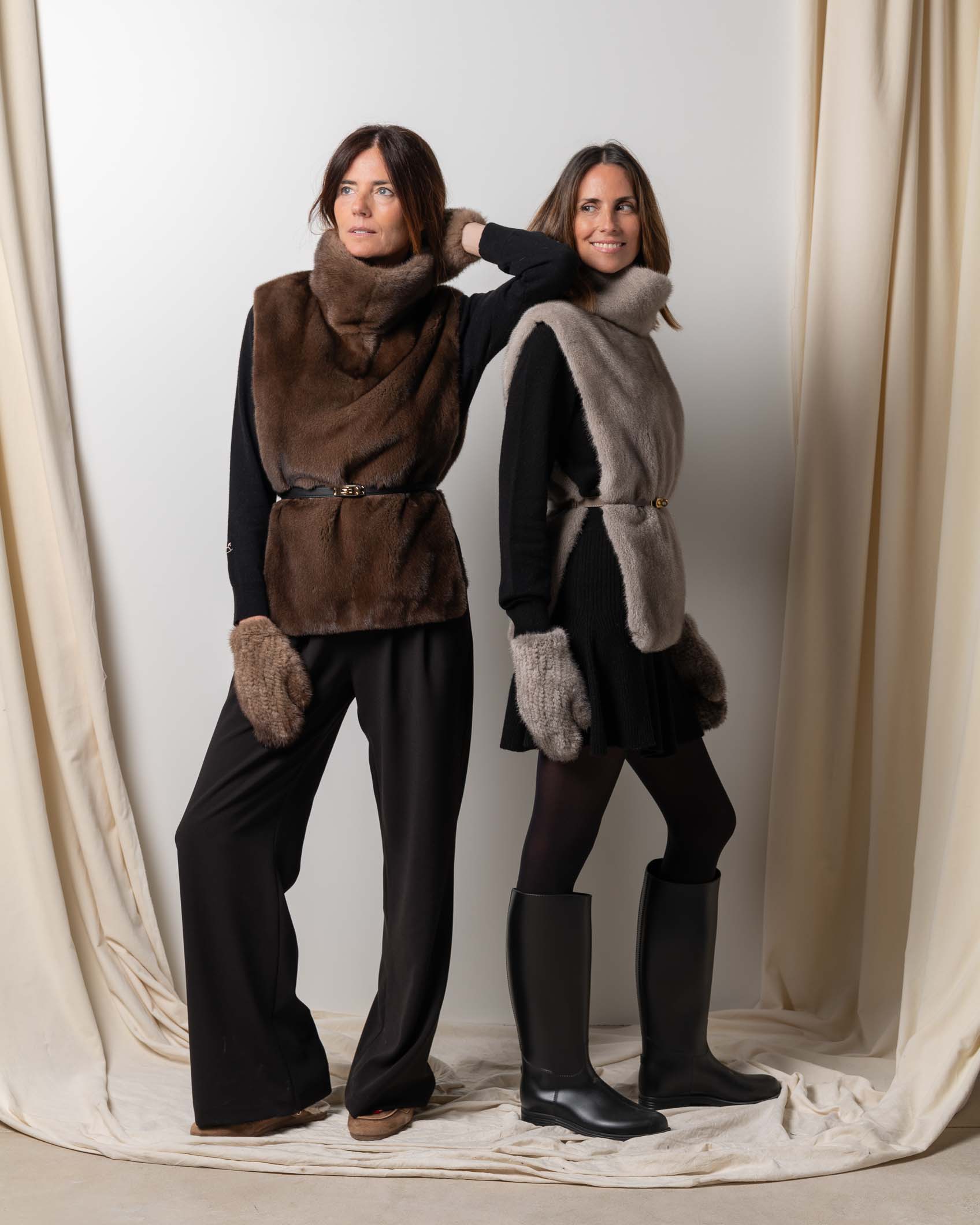 PRE- ORDER CHALECO VISON CARAMELO TALLA UNICA 7