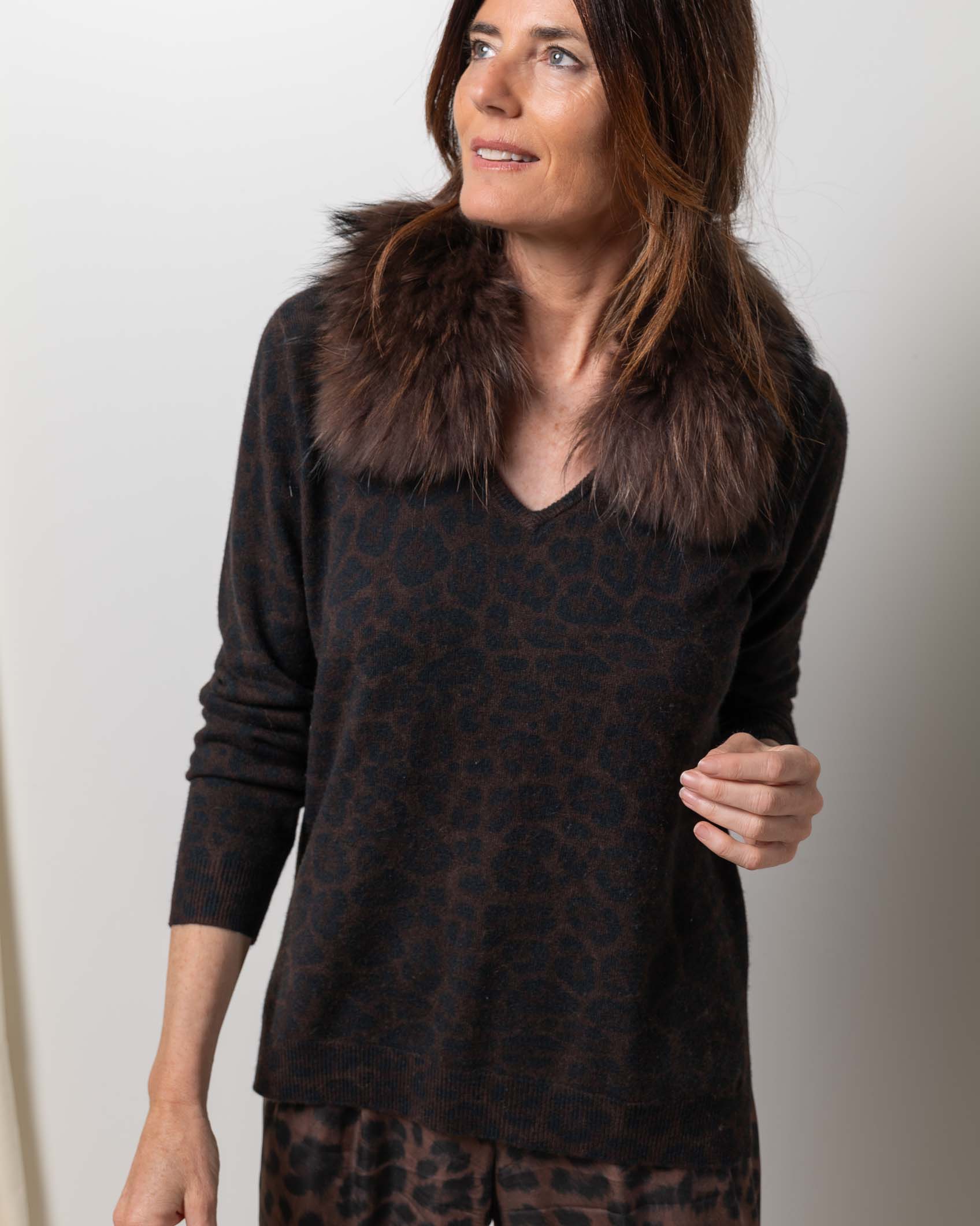 JERSEY PICO CASHMERE PRINT NAVY MOCCA 3