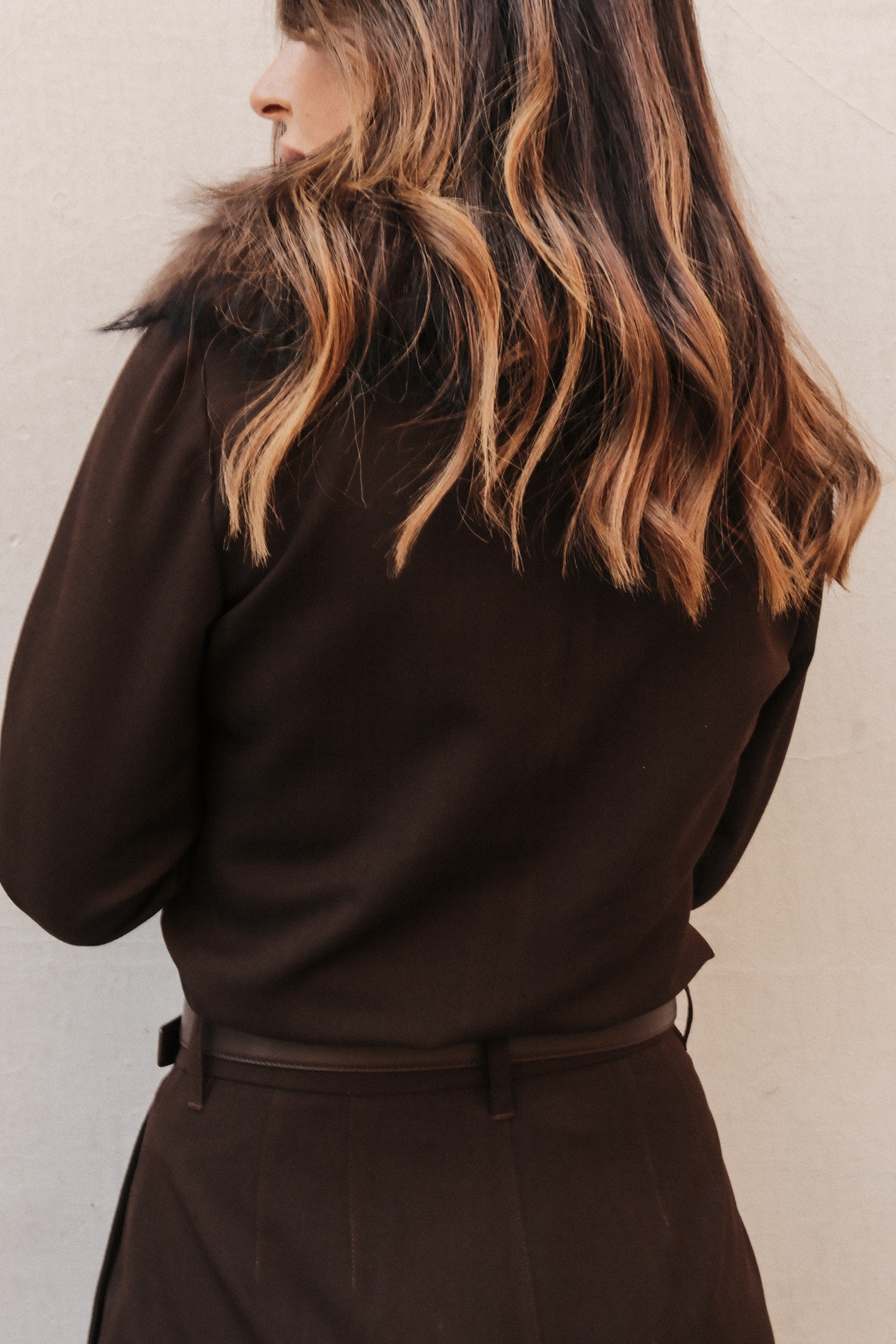 TAILORED SUIT - CHOCOLATE BROWN 5