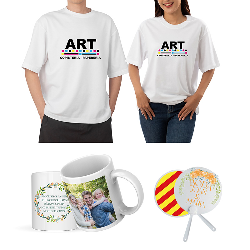 Personalización de artículos Art Copies Tàrrega