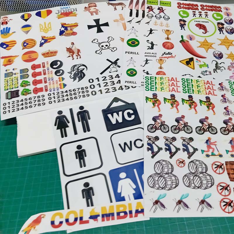 Stickers 3D Art Copies Tàrrega