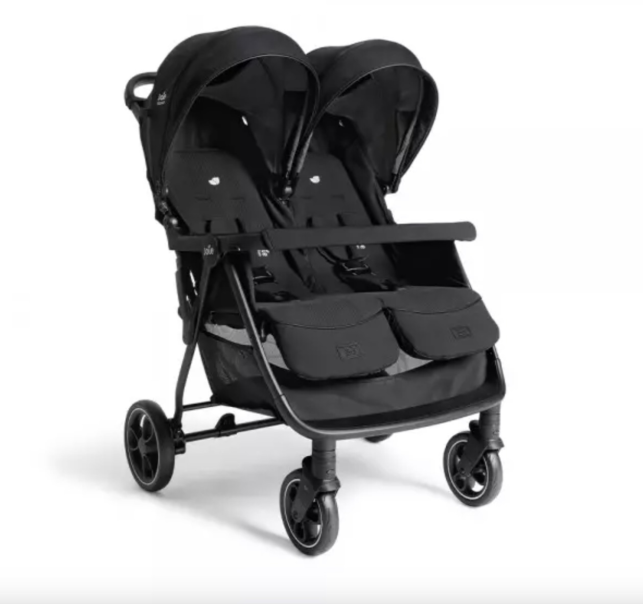 Cochecito gemelar  con 1 capazo soft ESTRELLA Eclipse JOIE