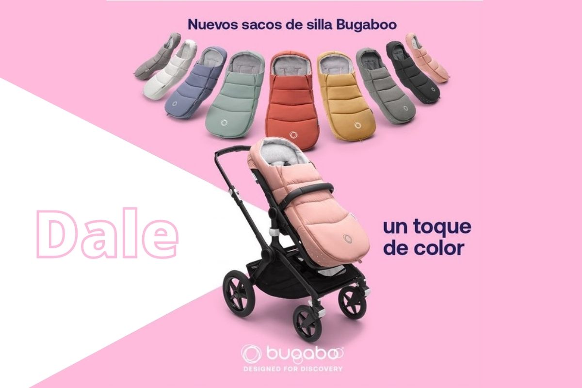 Saco de silla BUGABOO Rosa pastel : Tienda bebe online
