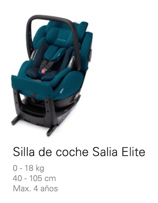 Silla Acontramarcha Salia Elite Recaro