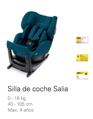 Silla Acontramarcha Salia Recaro