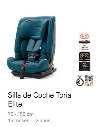 Silla Infantil Toria Elite Recaro
