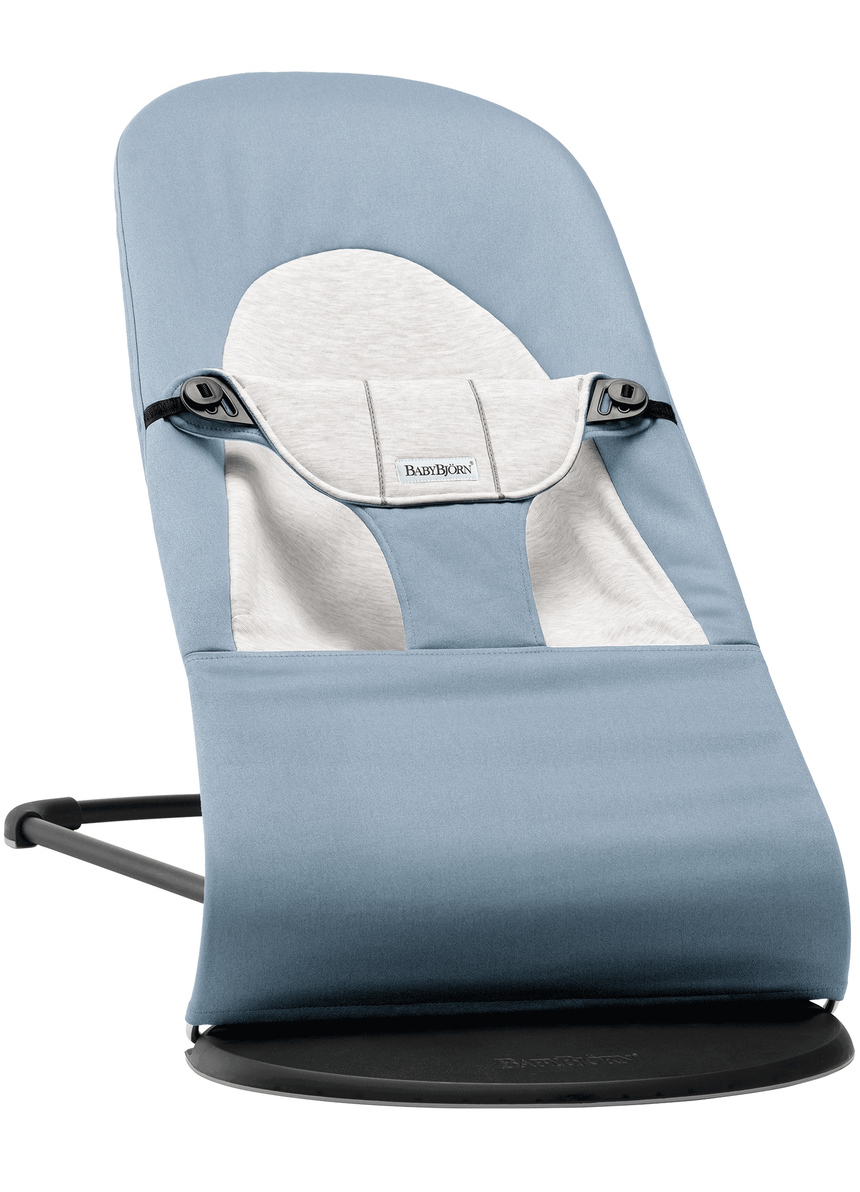 Hamaca BALANCE SOFT Azul/Gris Cotton Jersey BABYJÖRN