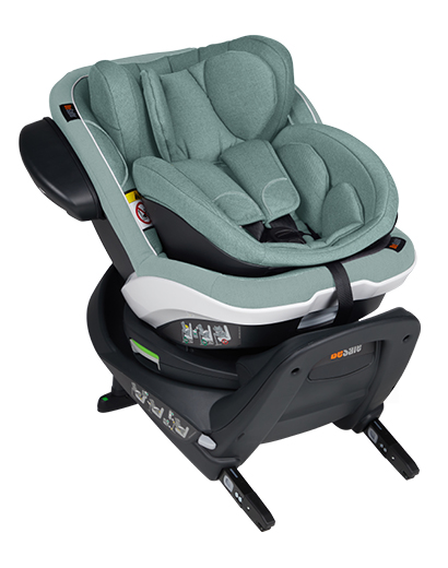 Silla Auto iZi TWIST B i-Size BESAFE Melange Sea Green