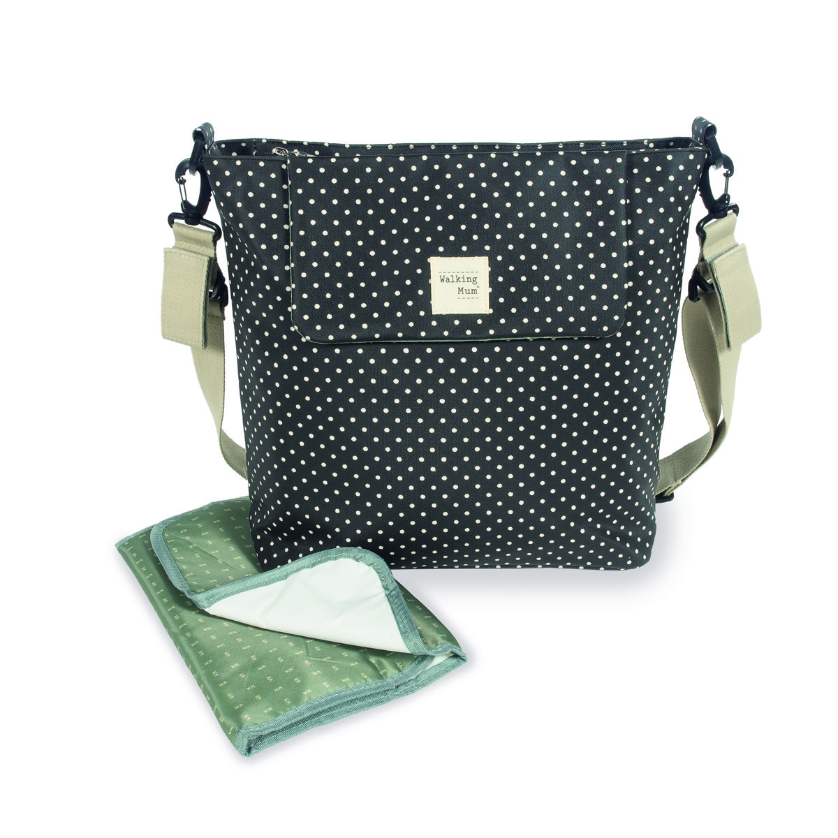Bolsa Canastilla EMILY Negro WALKING MUM