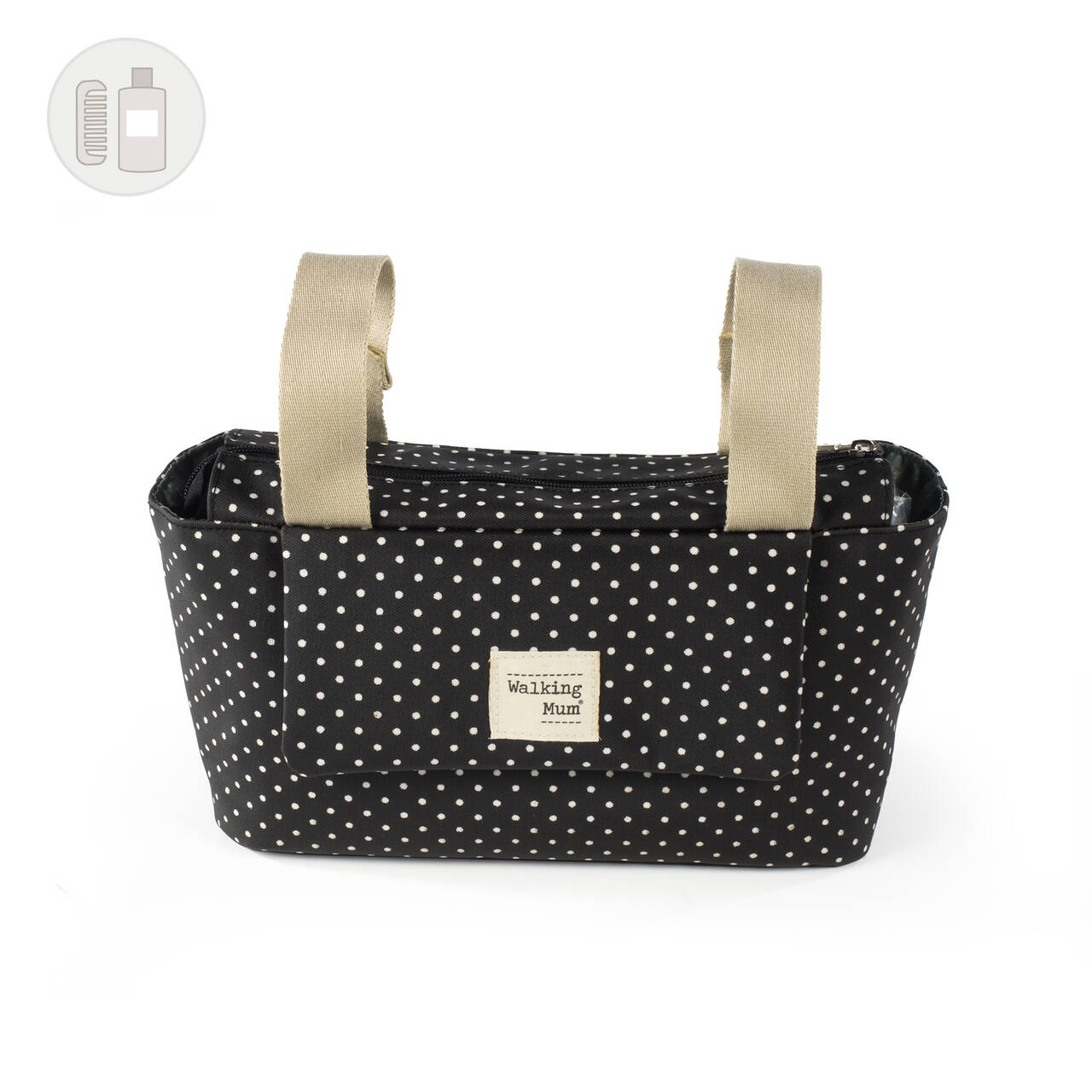 Bolso Organizador EMILY Negro WALKING MUM