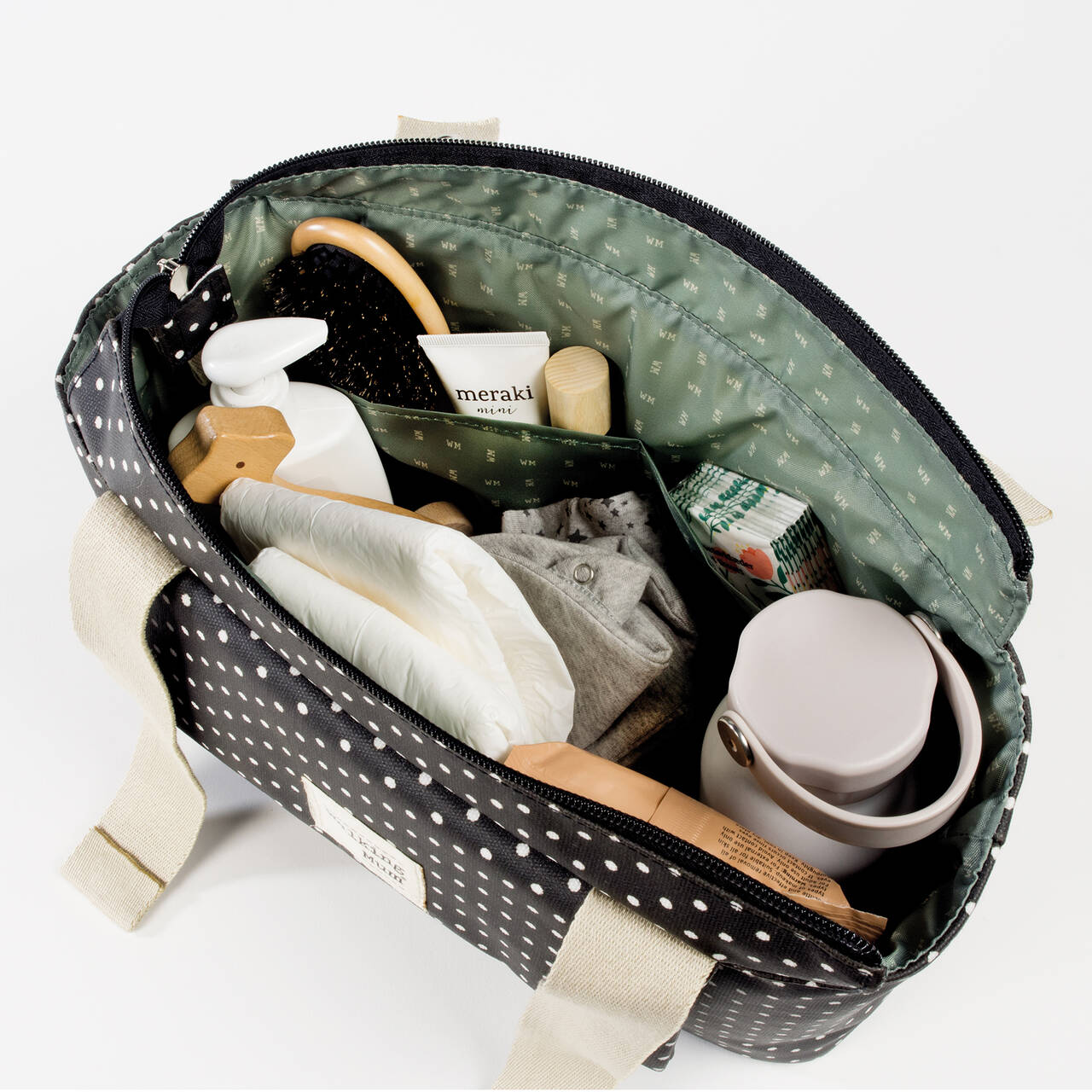 Bolso Organizador EMILY Negro WALKING MUM