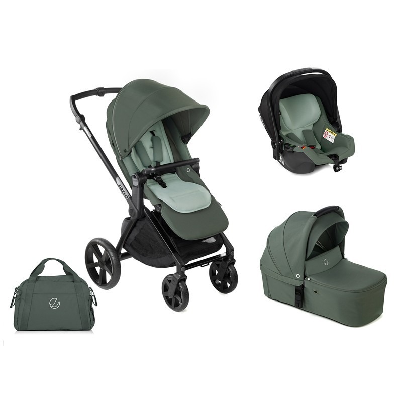 Cochecito Trío de Bebé Muum + Sweet + Koos Isize r1 Jané Botanic