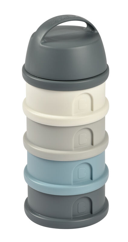 Caja Dosificadora 4 Compartimentos Mineral Grey/Blue BEABA