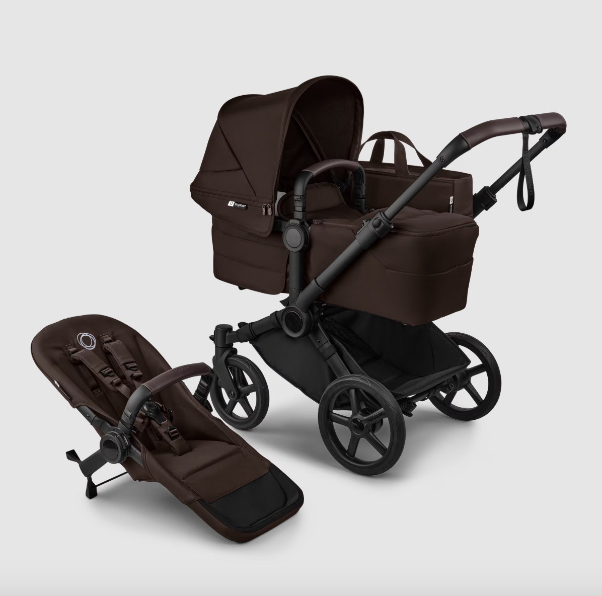 Cochecito BUGABOO DONKEY 6 Individual Cocoa Brown