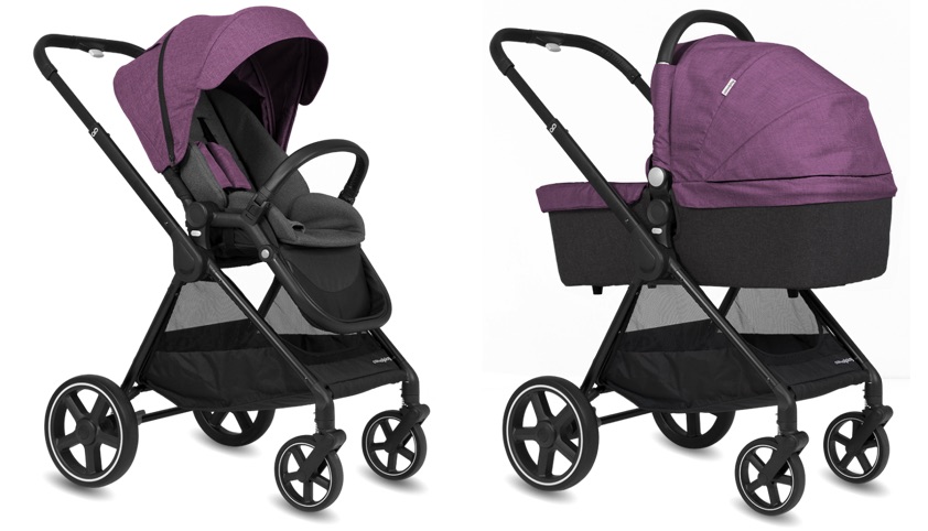 Cochecito dúo OPTIM Purple CASUALPLAY