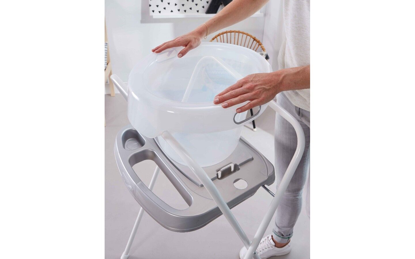 Cubo Baño Anticólico Bebé Transparente BÉBÉ-JOU