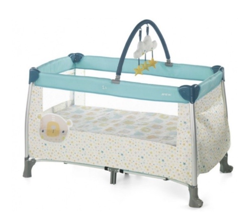 Jane Duo Level Travel Cot & Toys, Stars