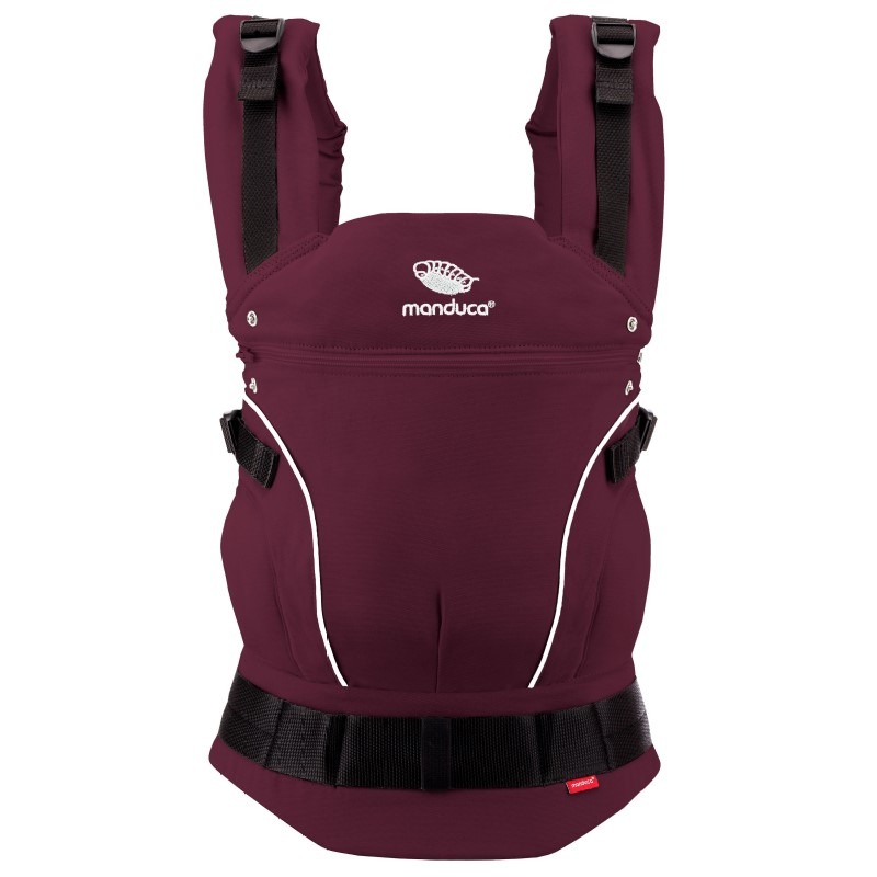Mochila portabebés MANDUCA Purecotton Granate