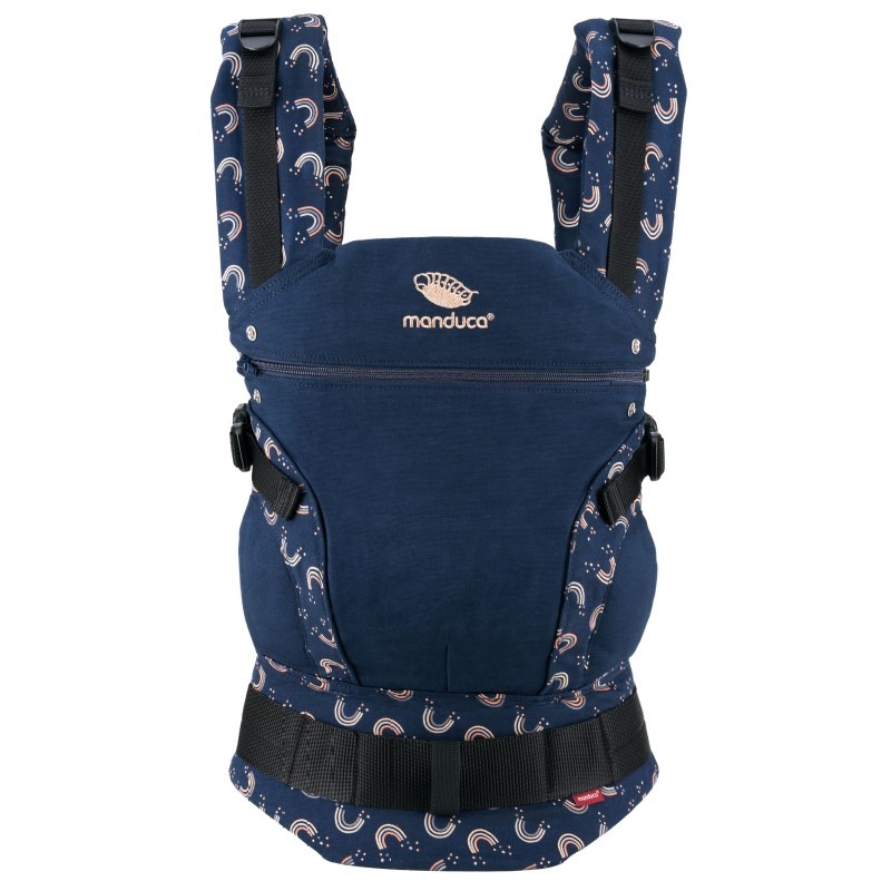 Mochila portabebés MANDUCA Purecotton Rainbow Night