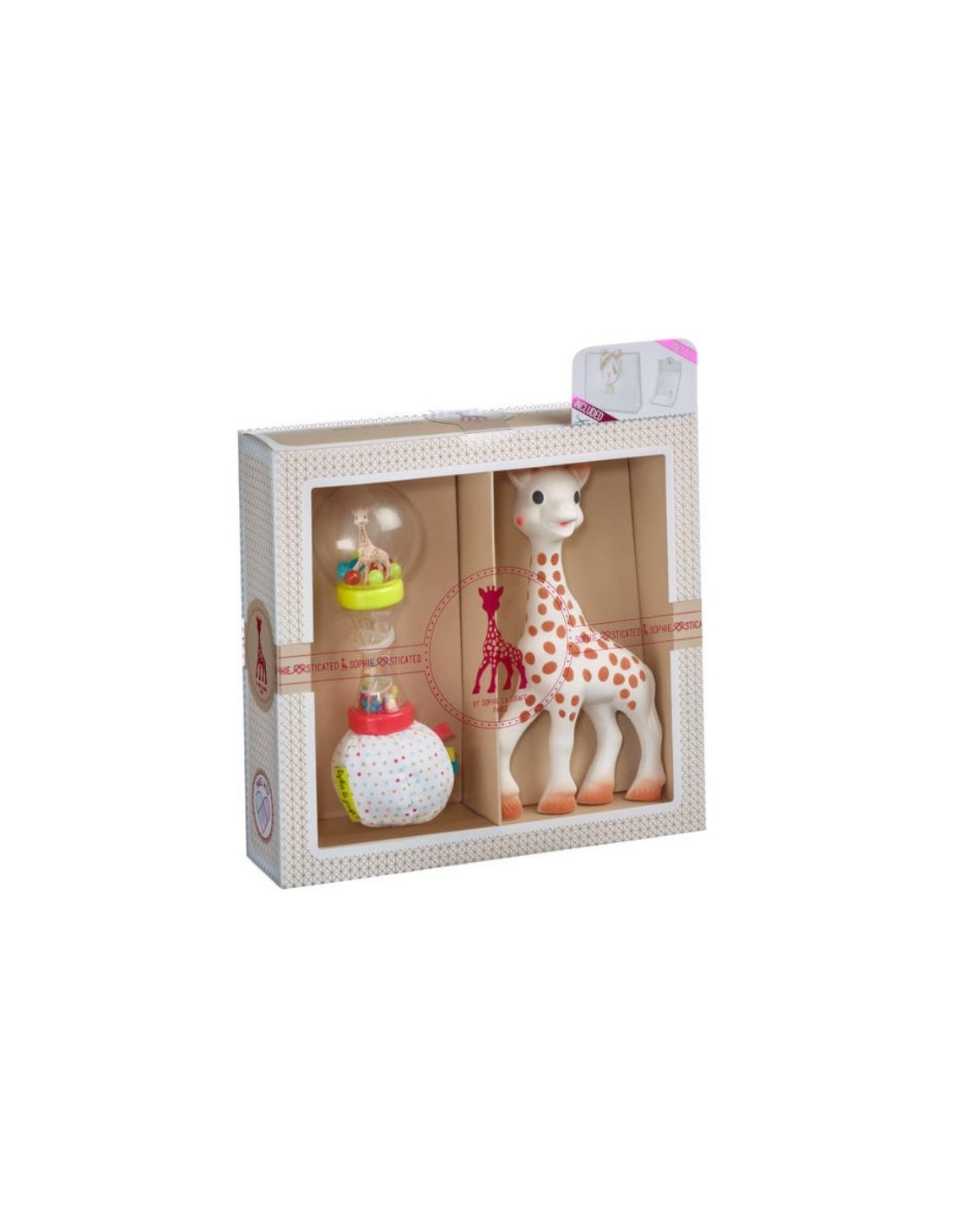 Sophie la girafe Mordedor Mi Primer Set 100% Natural Beige