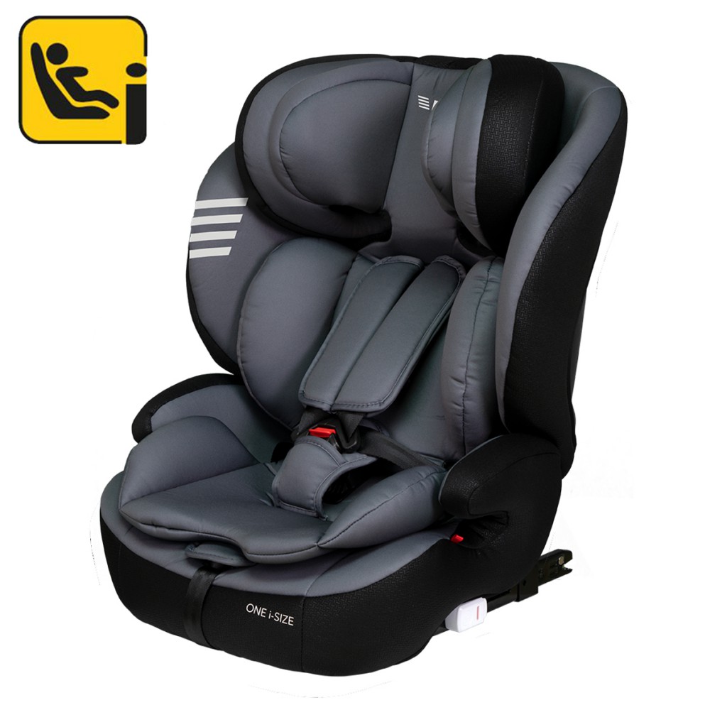 Silla Auto ONE I-SIZE Grey Wings PLAY