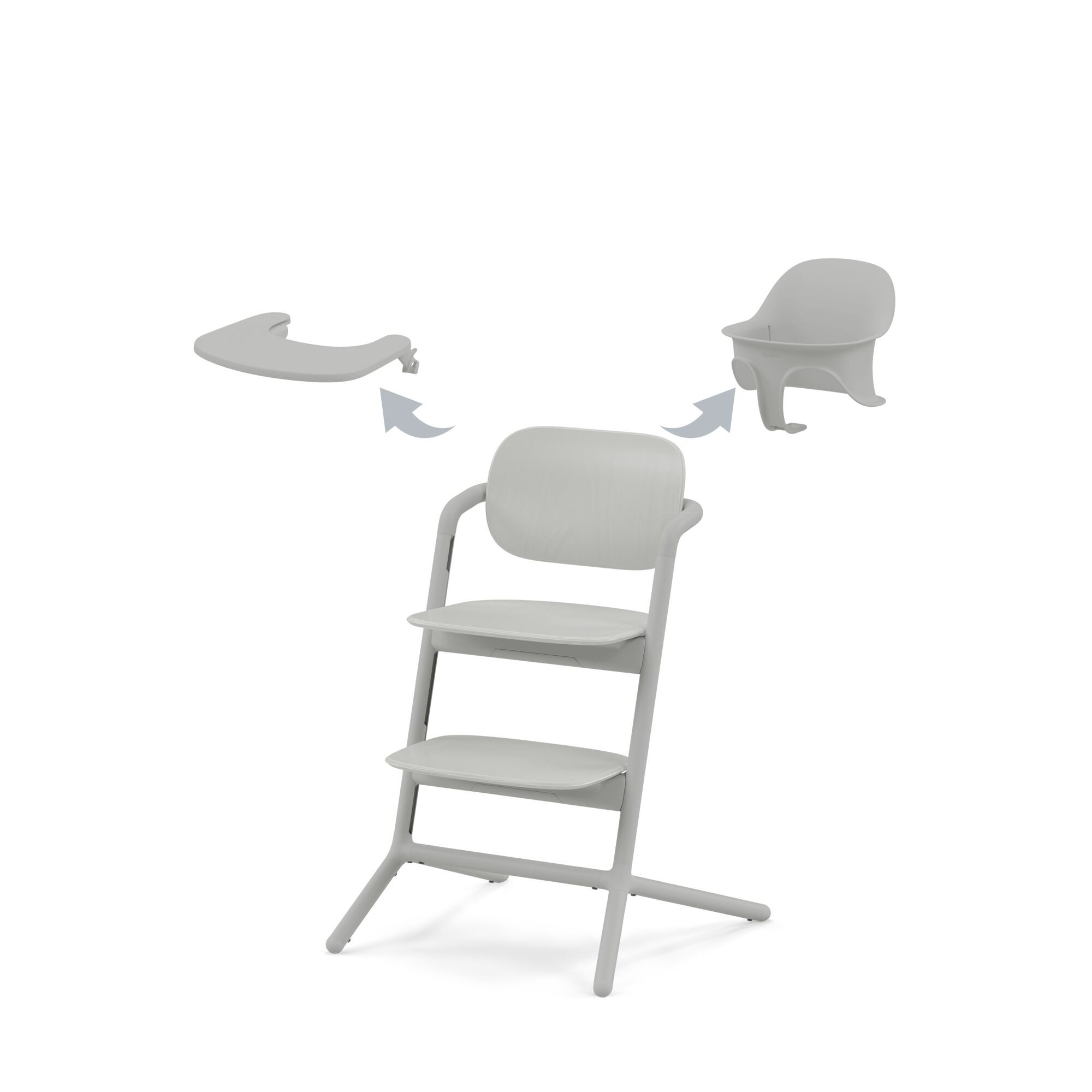 Trona Silla LEMO 3 en 1 Suede Grey CYBEX