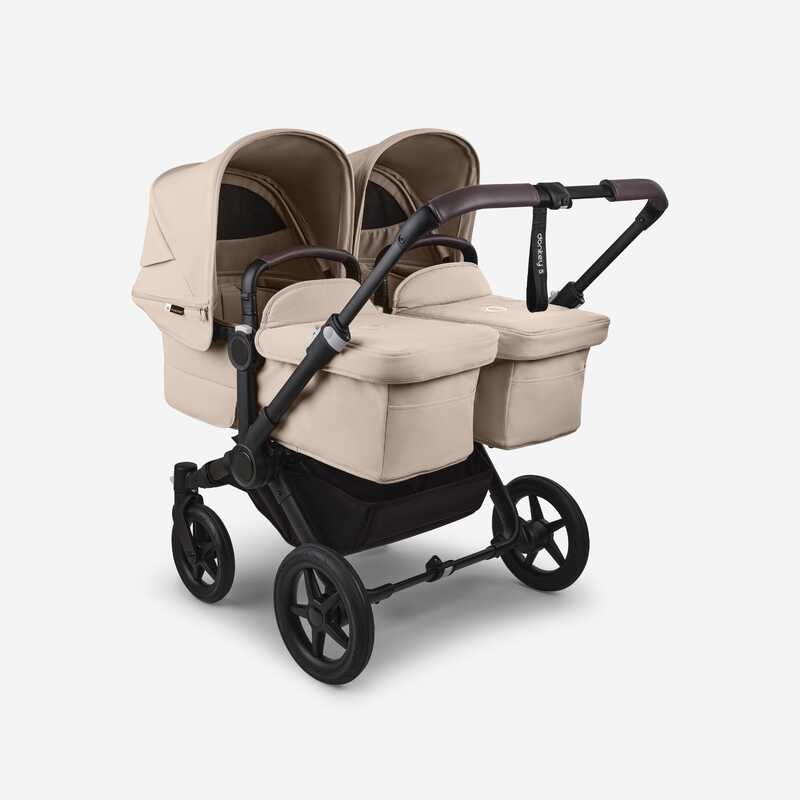 BUGABOO DONKEY 5 Gemelar Negro/Desert Taupe