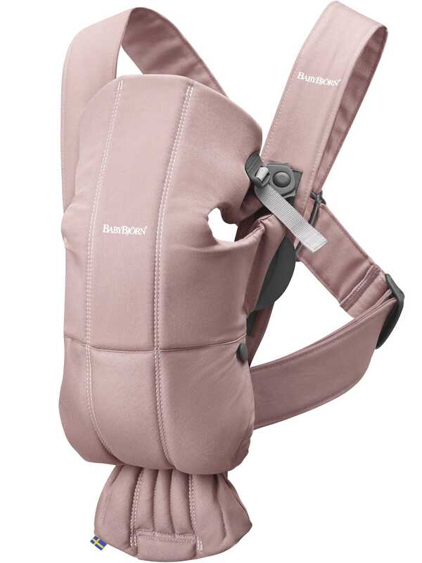 Mochila portabebé MINI Cotton Rosa Palo BABYBJÖRN