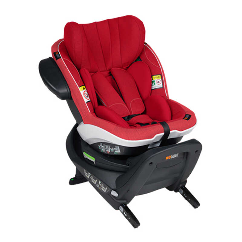 Silla Auto iZi TURN i-Size BESAFE Melange Sunset Red
