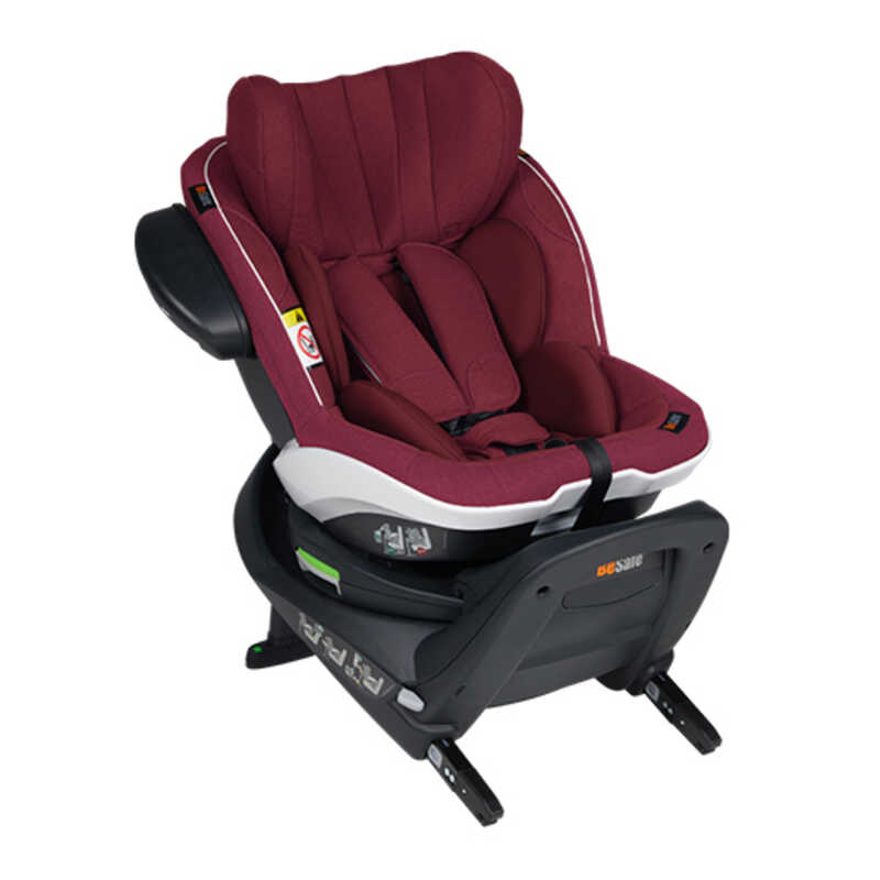 Silla Auto iZi TWIST i-Size BESAFE Melange Burgundy