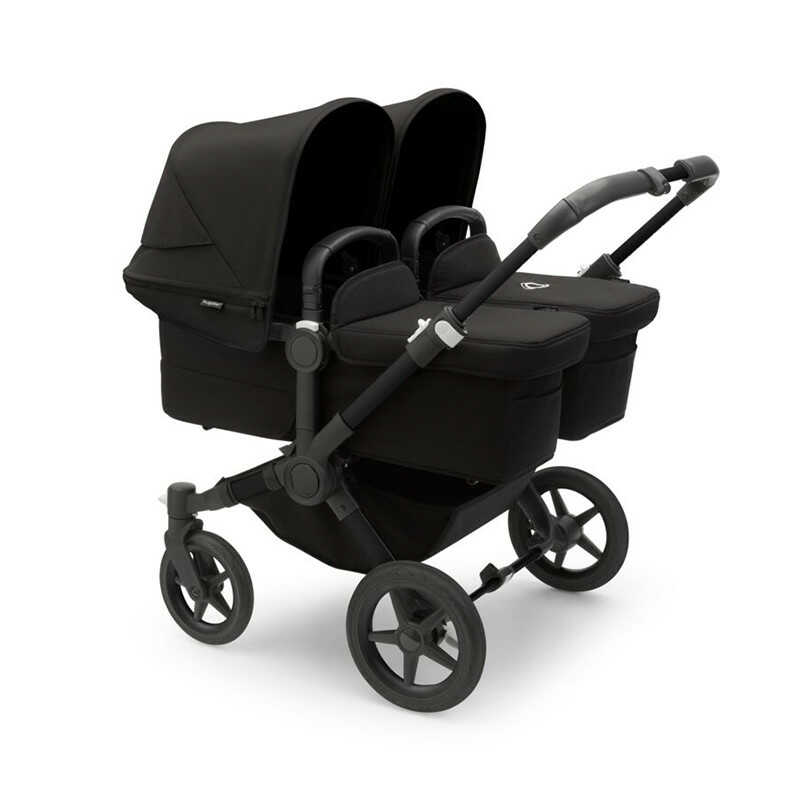 BUGABOO DONKEY 5 Gemelar Negro/Negro Medianoche-Negro Medianoche