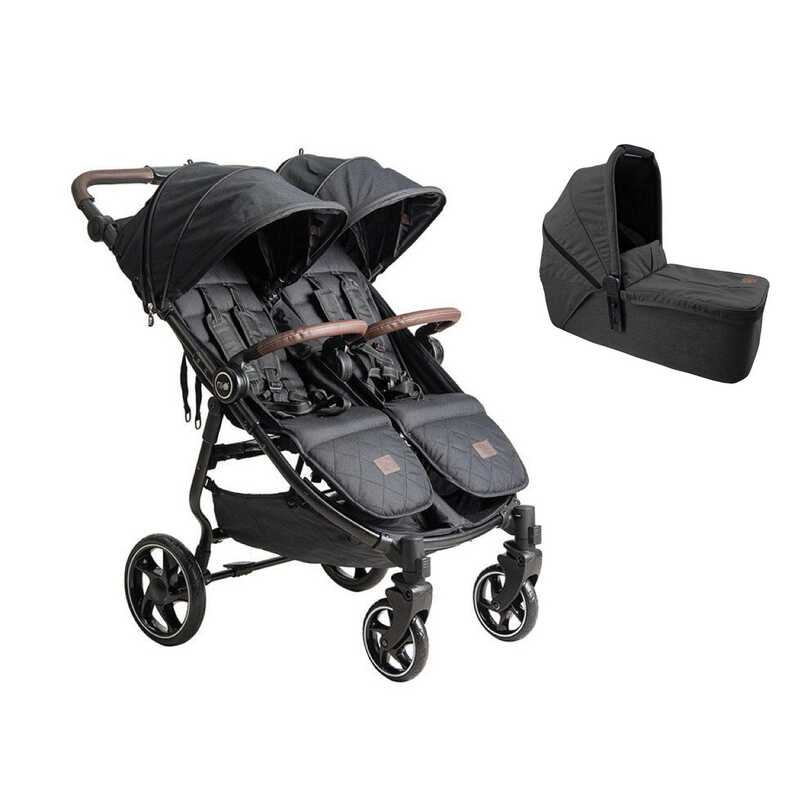 Cochecito Gemelar dúo 1 Capazo VentTwin + Nuit NIU