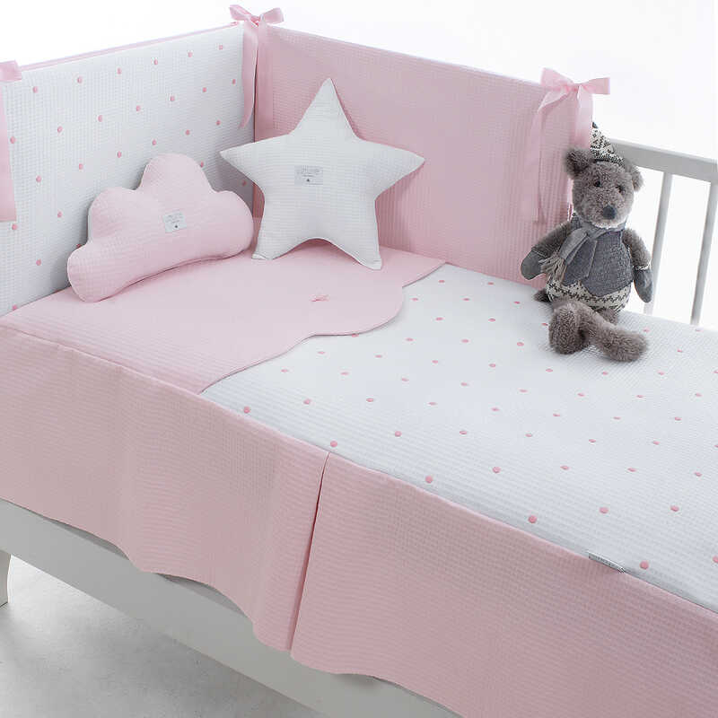 Colcha y Protector BOPI Rosa UZTURRE