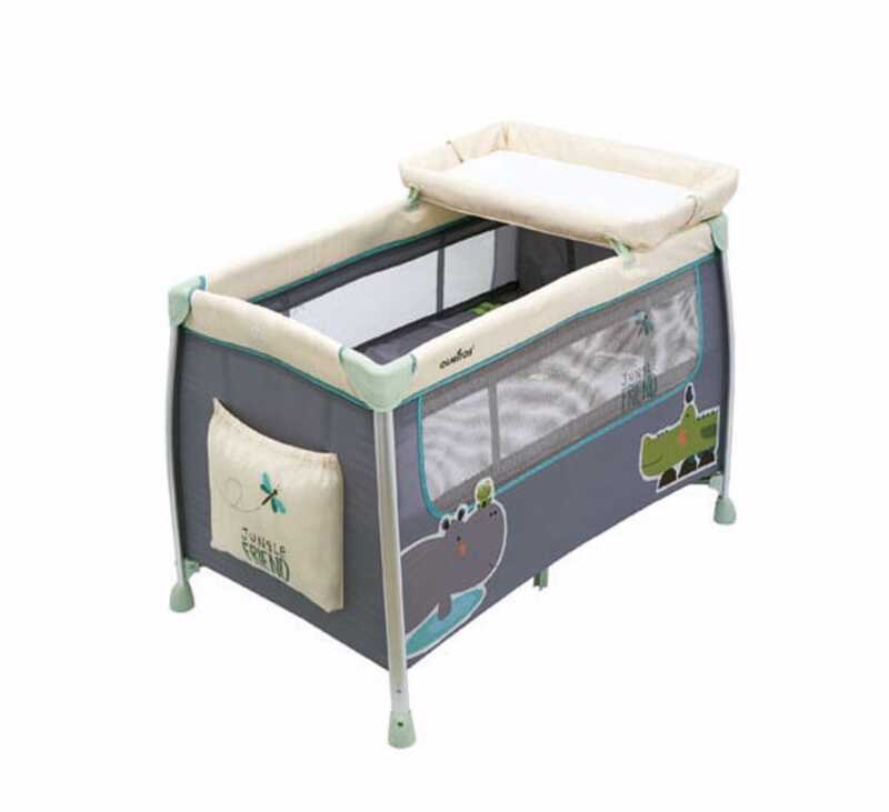 Cuna de viaje con cambiador JUNGLE FRIEND OLMITOS