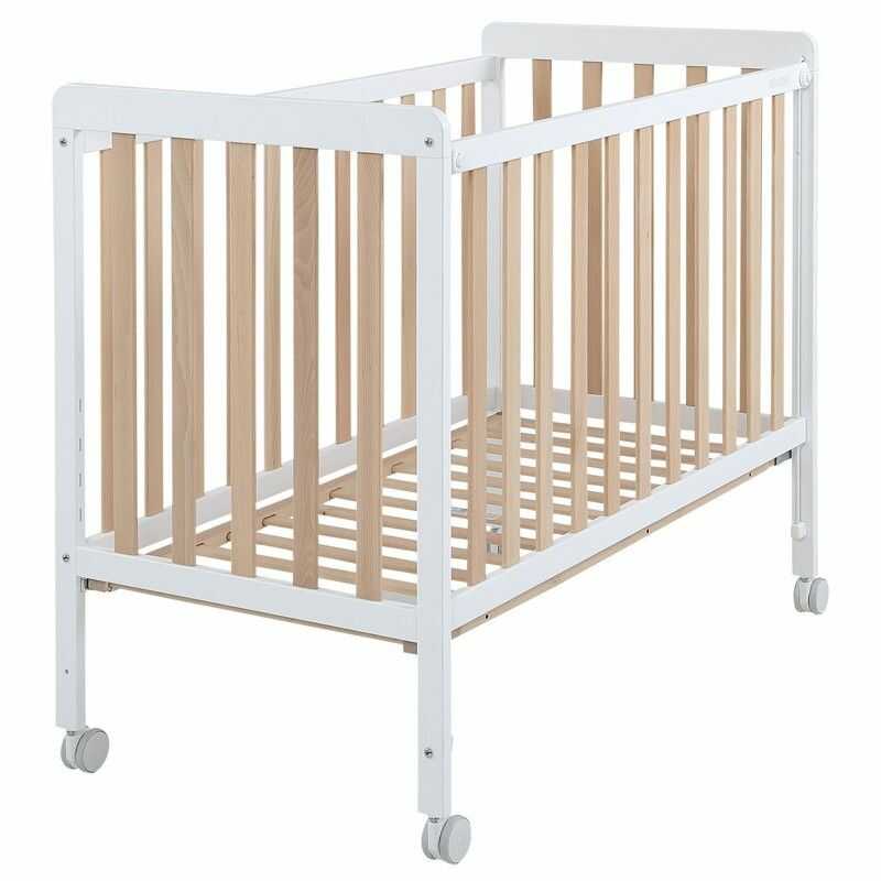 Cuna NORDIKA 120x60 Blanco/Waterwood MICUNA