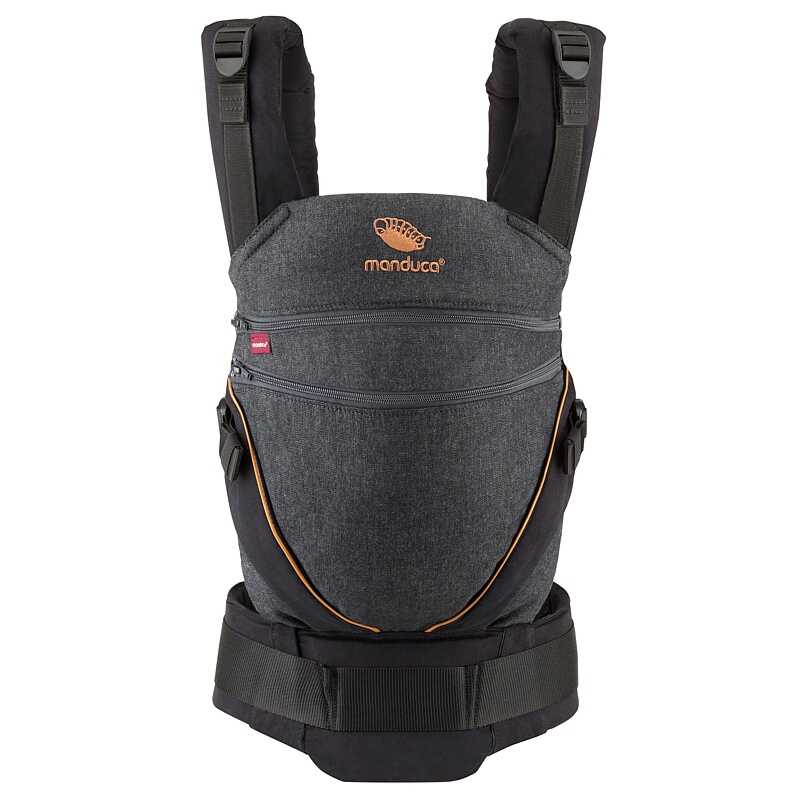 Mochila portabebés MANDUCA XT Tejano Negro
