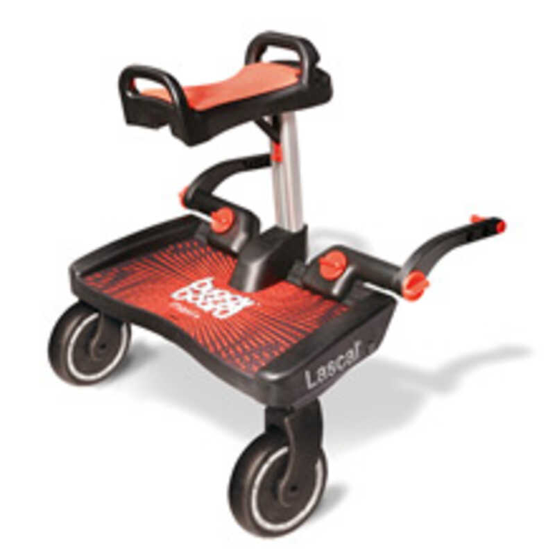 Patinete BUGGY BOARD MAXI Rojo + Asiento Rojo LASCAL