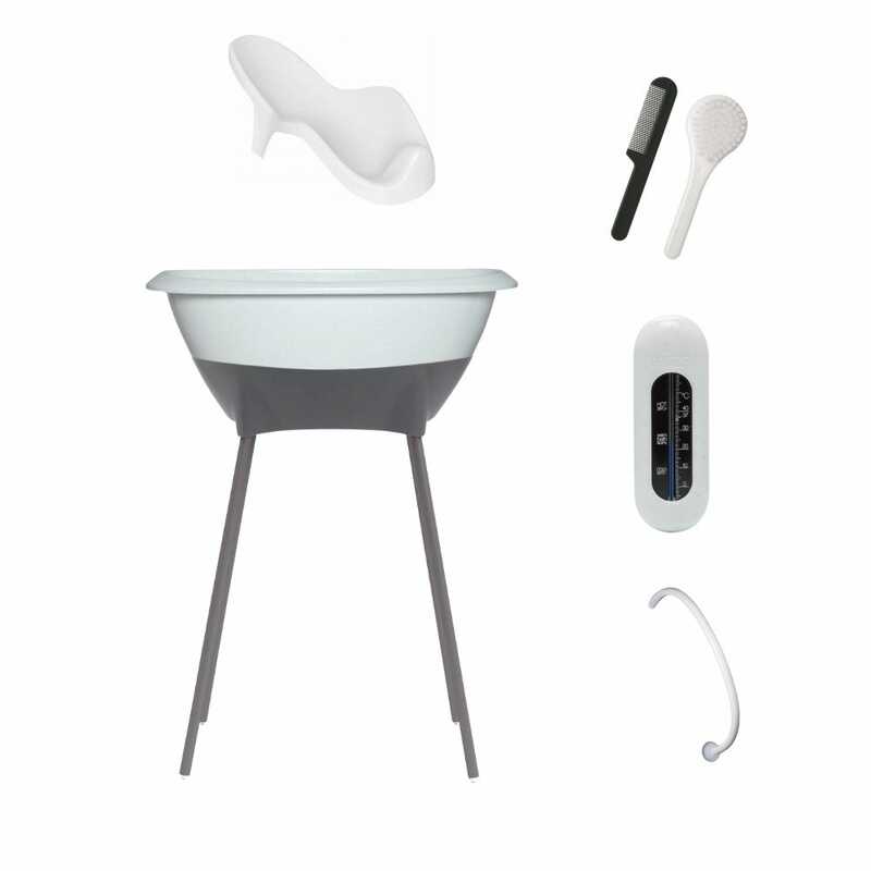 Set Bañera LUMA Blanco Moteado/Patas Grey