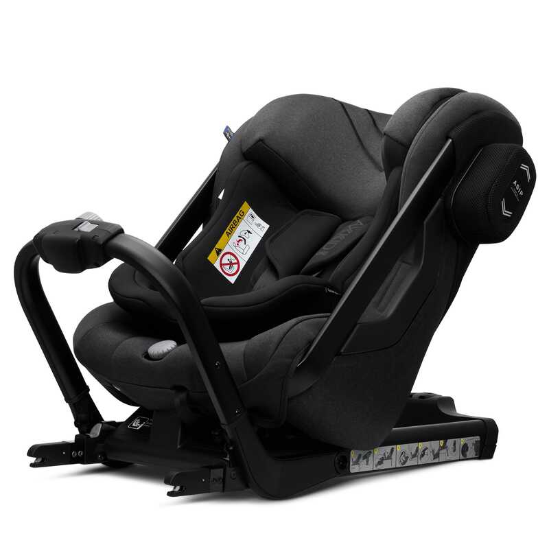 Silla de Auto Acontramarcha ONE 2 PLUS de 40-125 cm Negro AXKID
