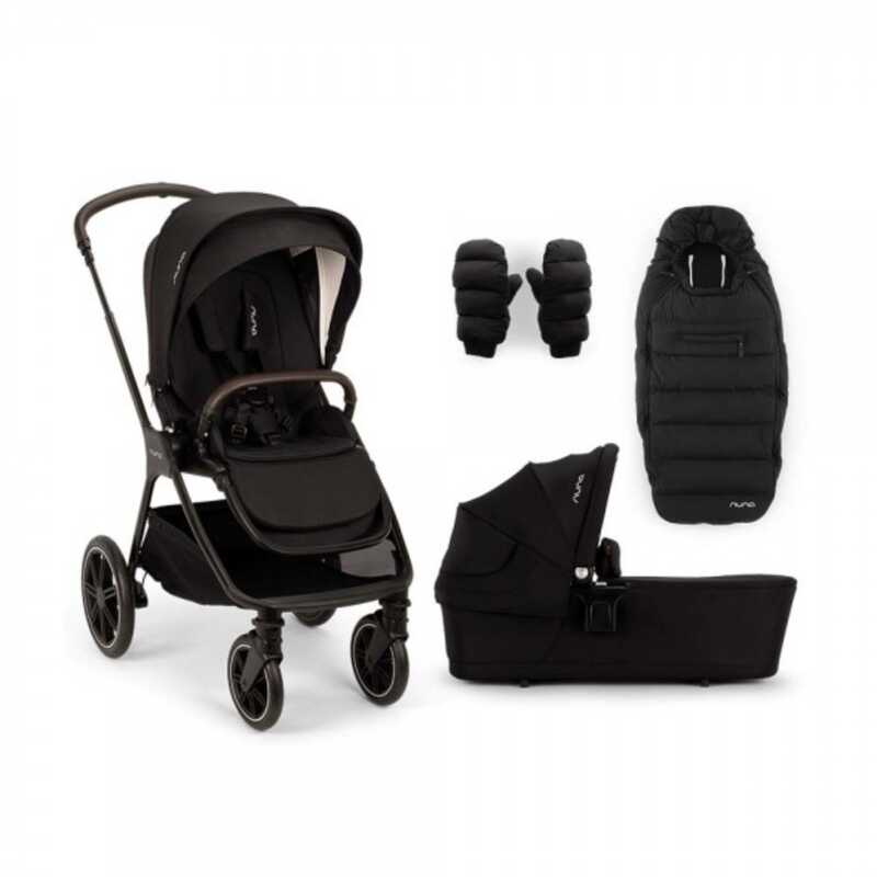 Cochecito dúo TRIV LX All-Season Set Caviar NUNA