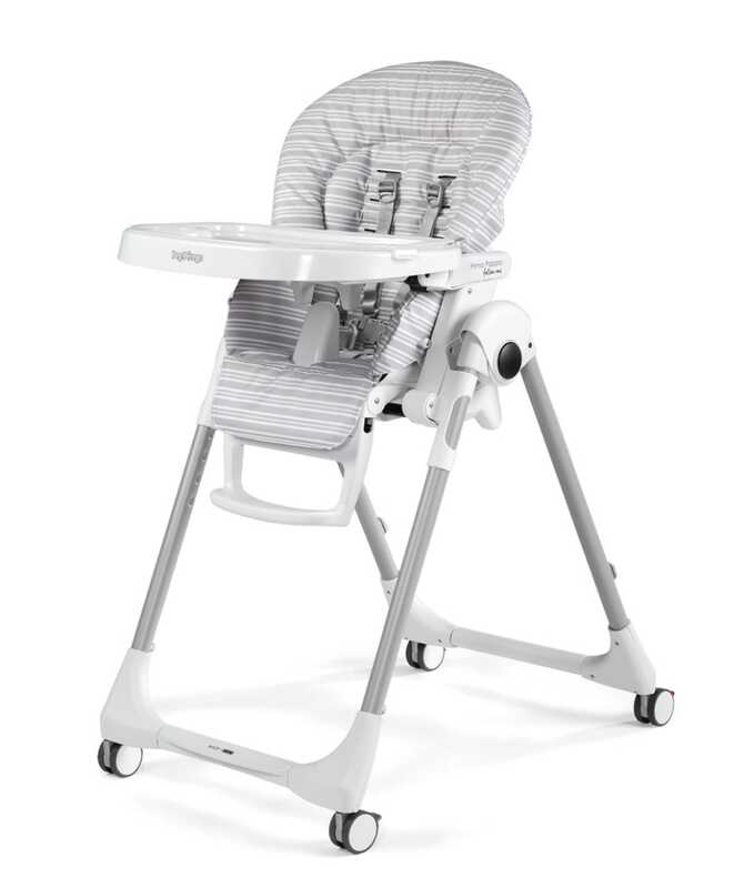 Trona PRIMA PAPPA FOLLOW ME PEG-PÉREGO Linear grey Plástico