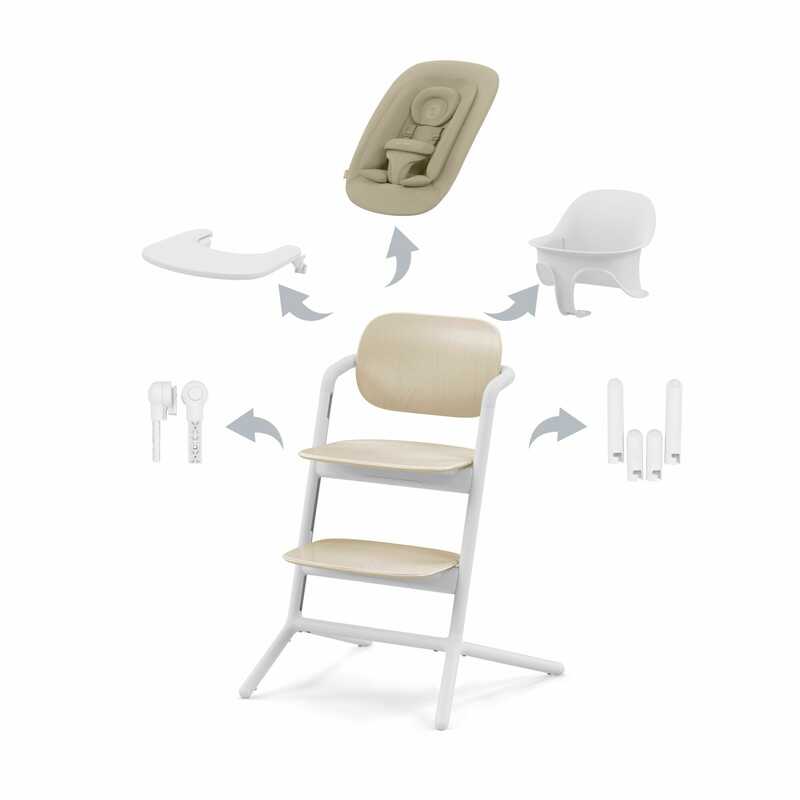 Trona Silla LEMO 4 en 1 Sand White CYBEX