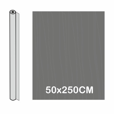 ROLLO PAPEL PINOCHO GRIS 50X250CM