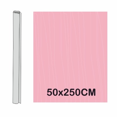 ROLLO PAPEL PINOCHO ROSA 50X250CM