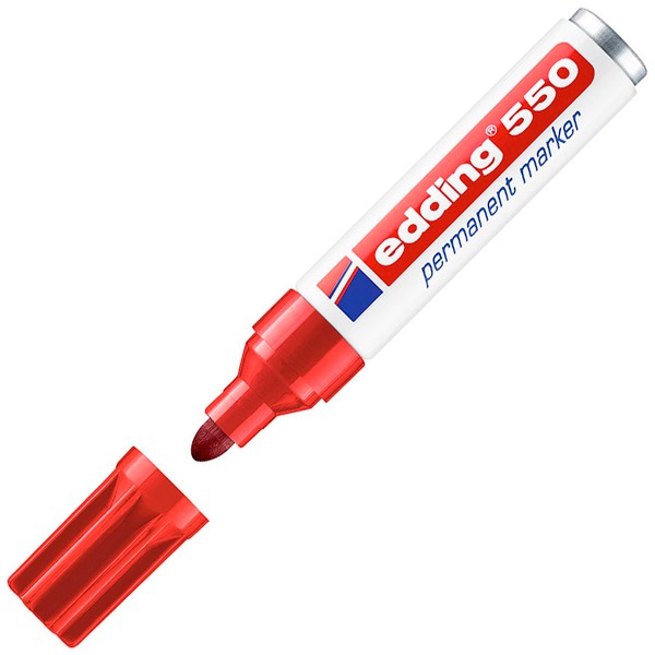 ROTULADOR EDDING 550 ROJO
