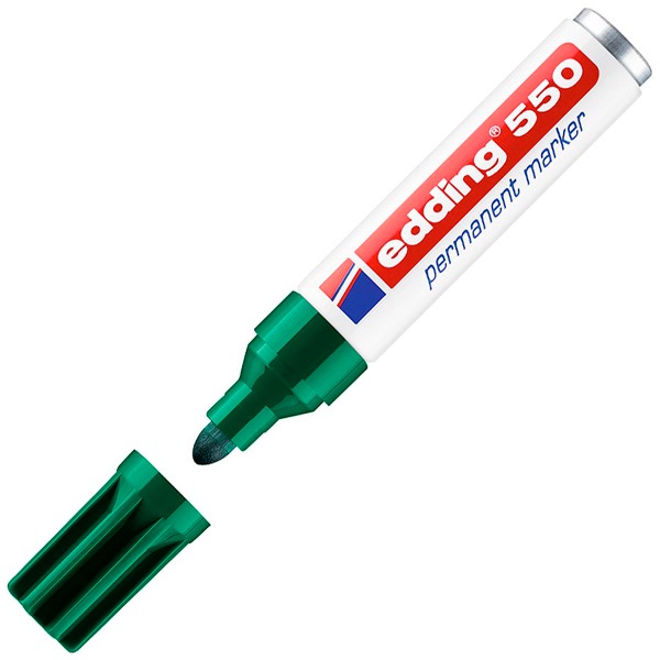 ROTULADOR PERMANENTE EDDING 550 VERDE
