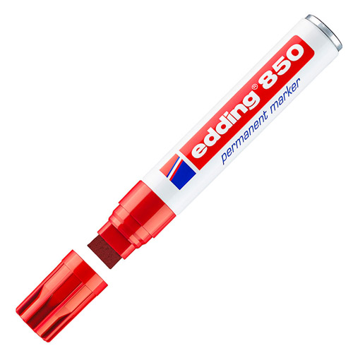 ROTULADOR EDDING 850 ROJO P/BISELADA